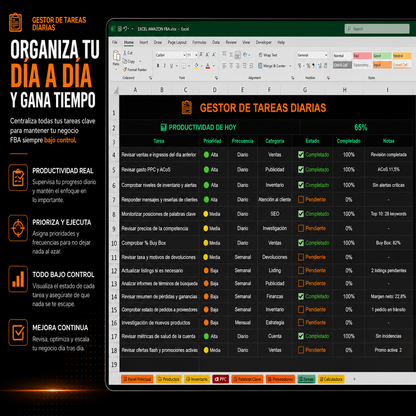 Amazon FBA Starter Pack | Ebook + Plantilla Excel