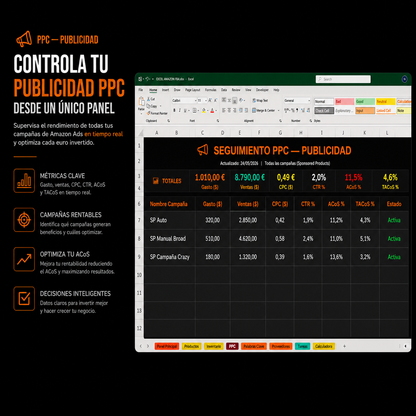 Amazon FBA Starter Pack | Ebook + Plantilla Excel