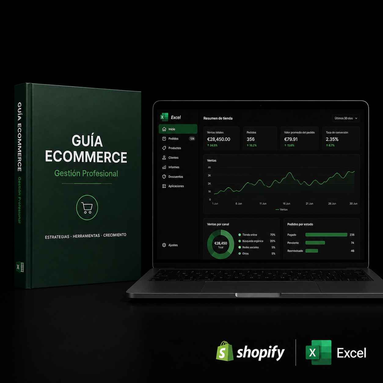Ecommerce Starter Pack | Ebook + Plantilla Excel