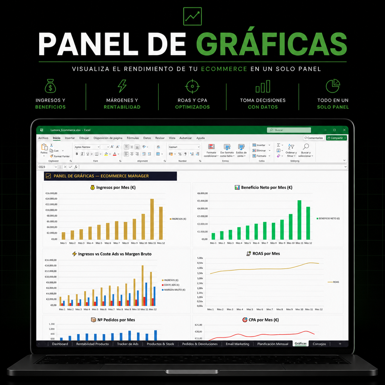 Ecommerce Starter Pack | Ebook + Plantilla Excel