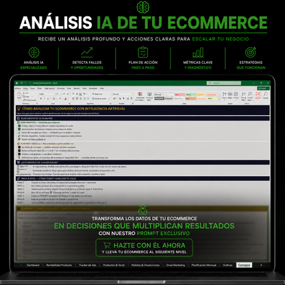 Ecommerce Starter Pack | Ebook + Plantilla Excel