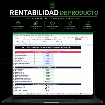 Ecommerce Starter Pack | Ebook + Plantilla Excel